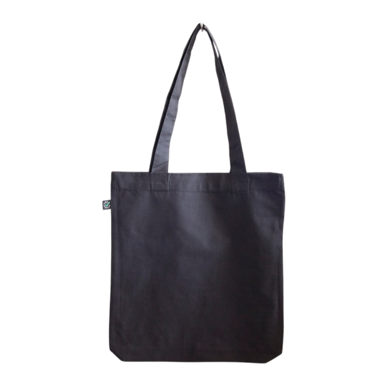 Totebag zwart 'KattenKOP'