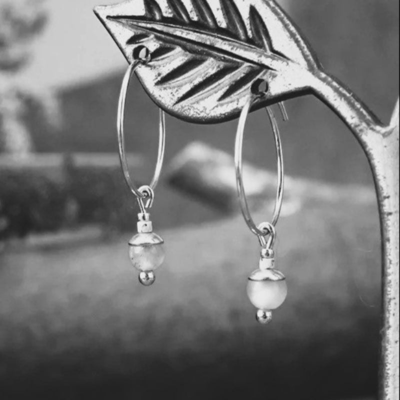 Stonestreet 'Amethist' Oorringen