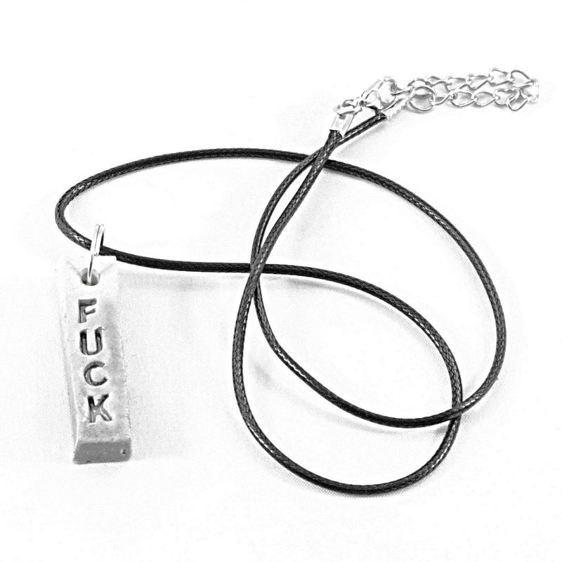 Ketting 'F*CK' rainbow