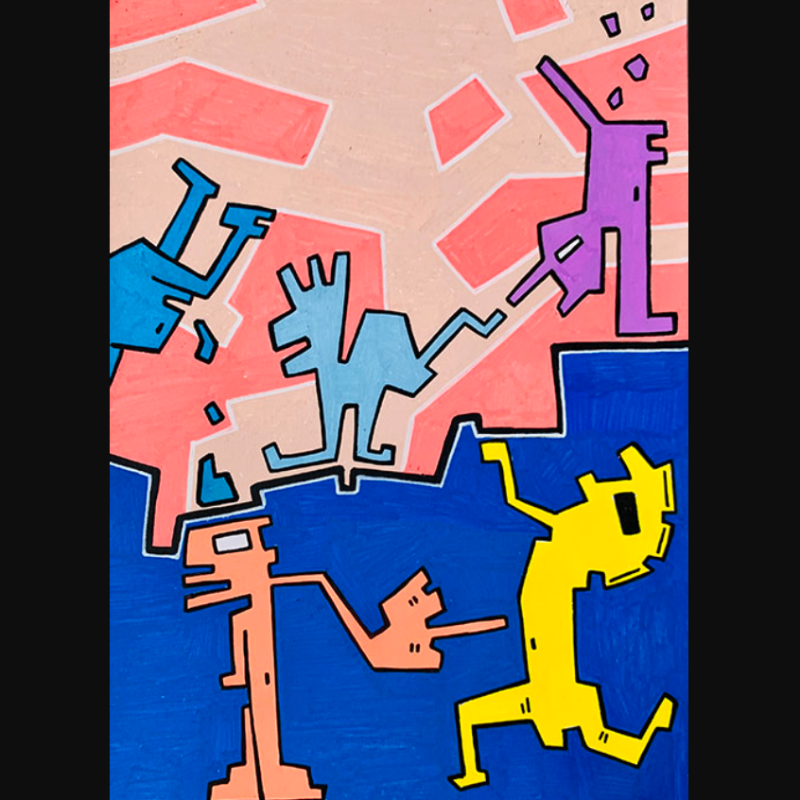 Art Print 'Human People'