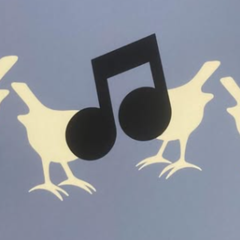 Postkaart 'Tweet tweet'