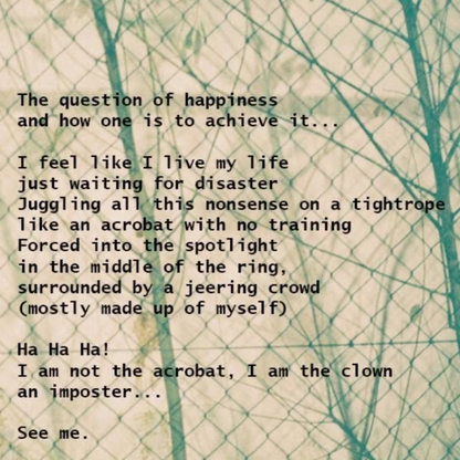 Dichtbundel: The Longing of Not Being