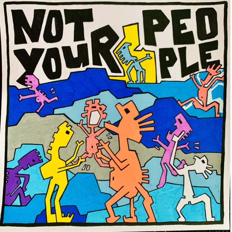 Art Print 'NOT Your People'