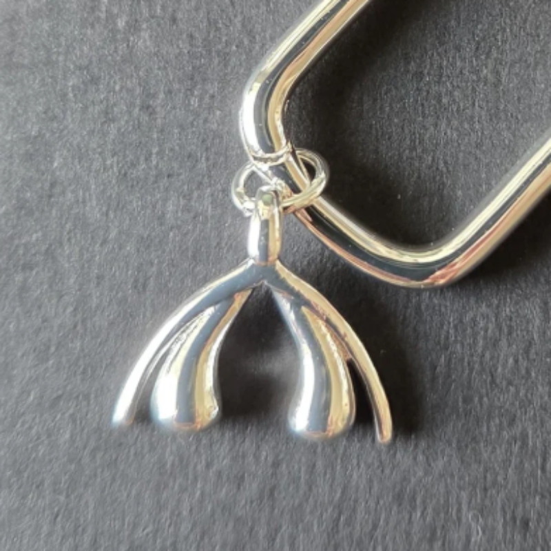 ODE Women Clit Drop Charm Hoop SP