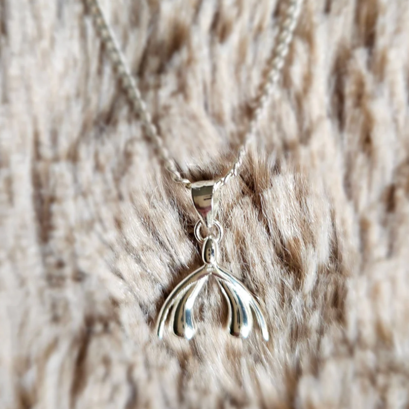 Clit of Silver necklace