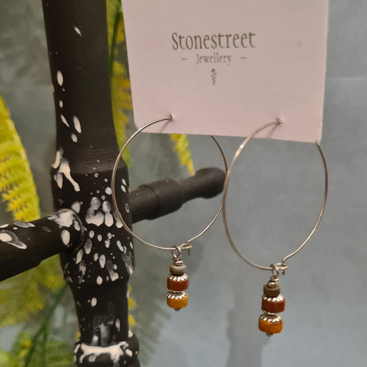 Stonestreet 'Jaspis' Oorbellen