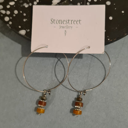 Stonestreet 'Jaspis' Oorbellen