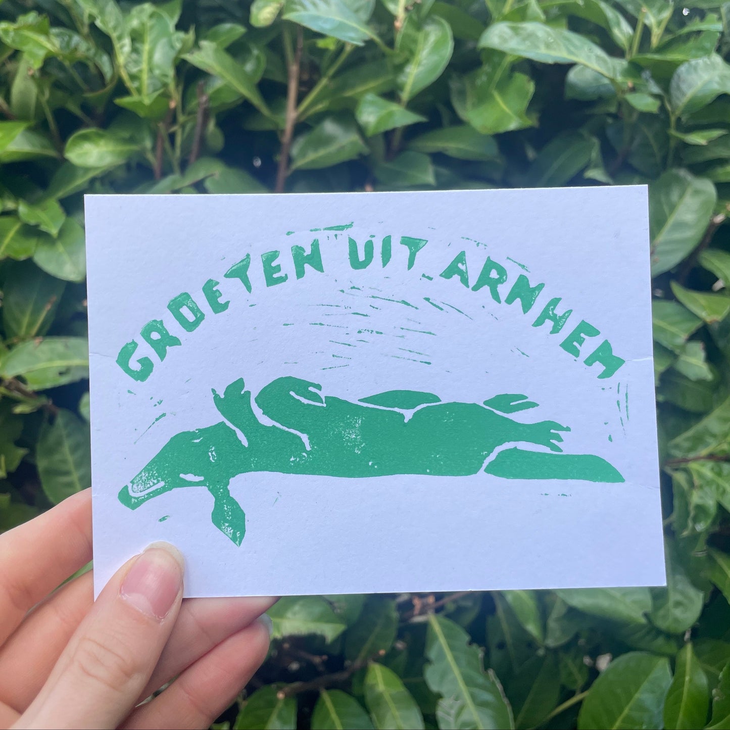 Kaart 'Groeten uit Arnhem'