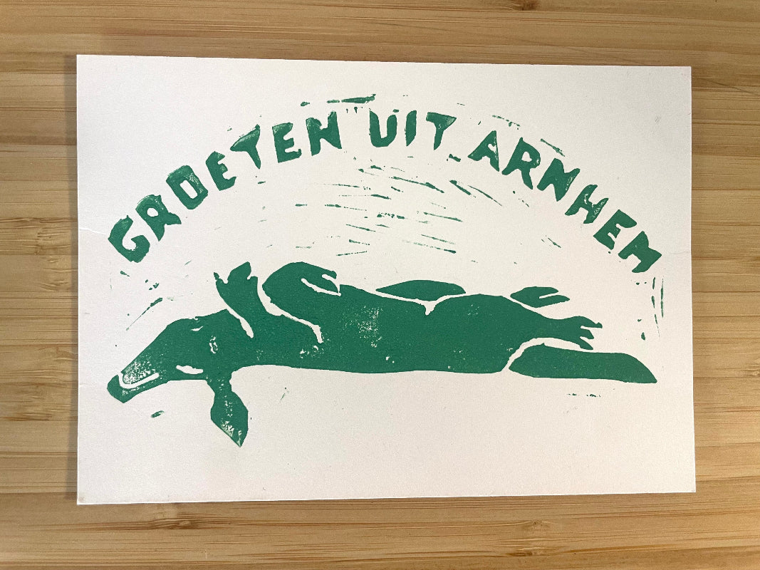 Kaart 'Groeten uit Arnhem'