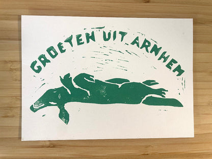 Kaart 'Groeten uit Arnhem'