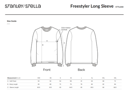 Longsleeve 'Print Arm' rood/bruin.
