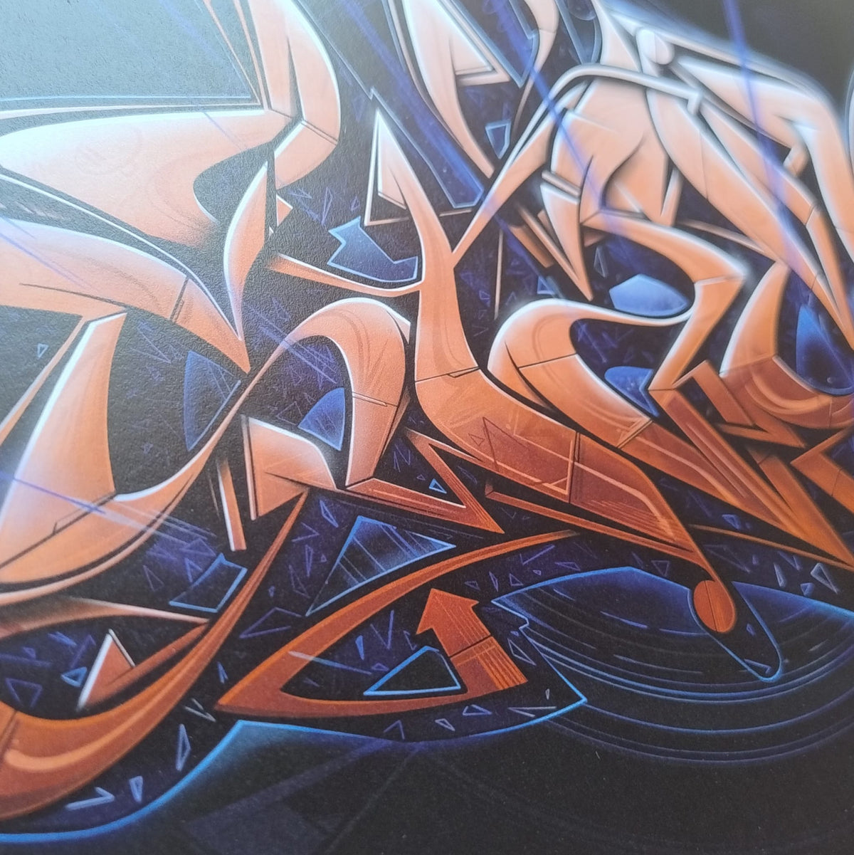 Artprint 'Orange Blast' Switzer Studio