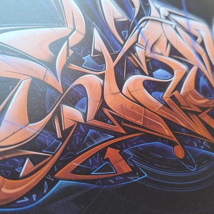 Artprint 'Orange Blast' Switzer Studio