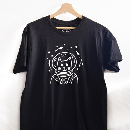 Shirt met Kat 'Astronaut'