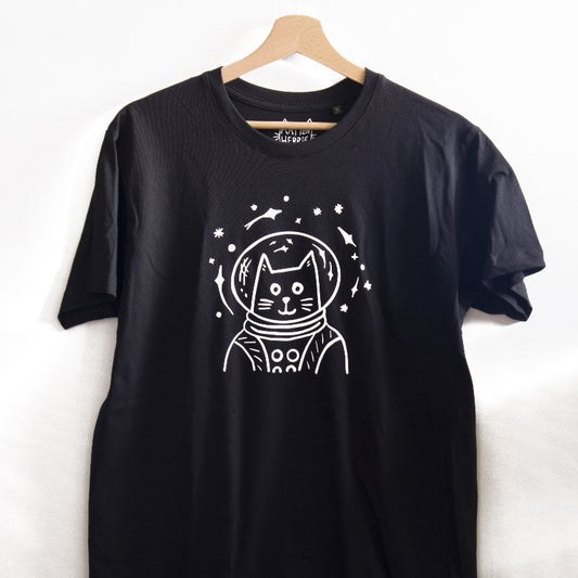 Shirt met Kat 'Astronaut'