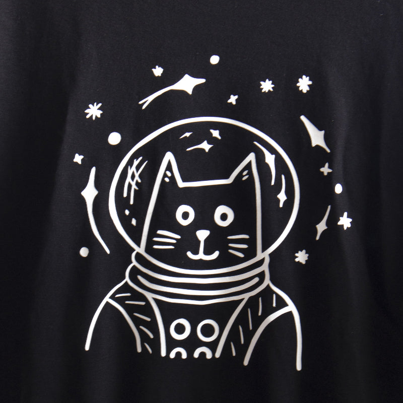 Shirt met Kat 'Astronaut'
