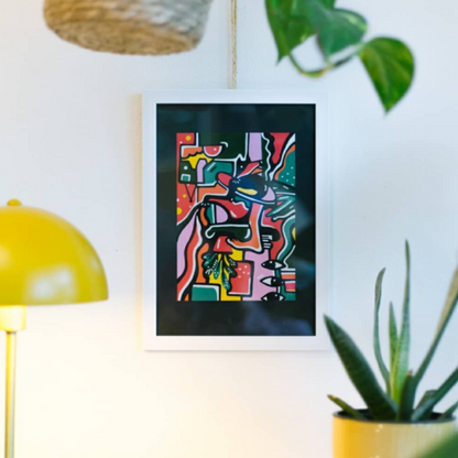 Art Print 'Op De Kop'