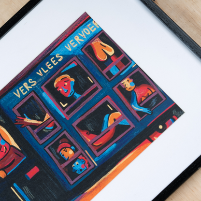 Art Print 'Vlees Vervoer'