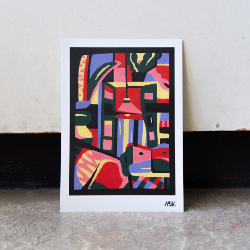 Art Print 'Woonkamer'