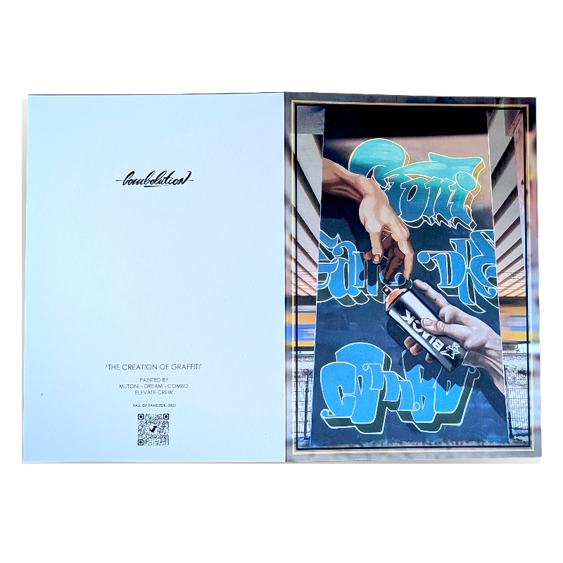 Kaart 'Creation of graffiti' Combolution