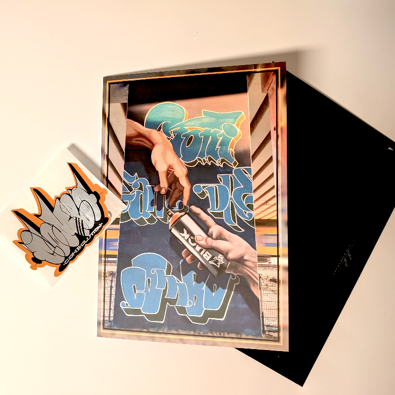 Kaart 'Creation of graffiti' Combolution