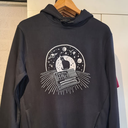 Trui hoodie met Kattenherrie 'Synth'