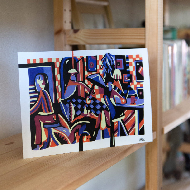 Art Print 'Koffiebar'