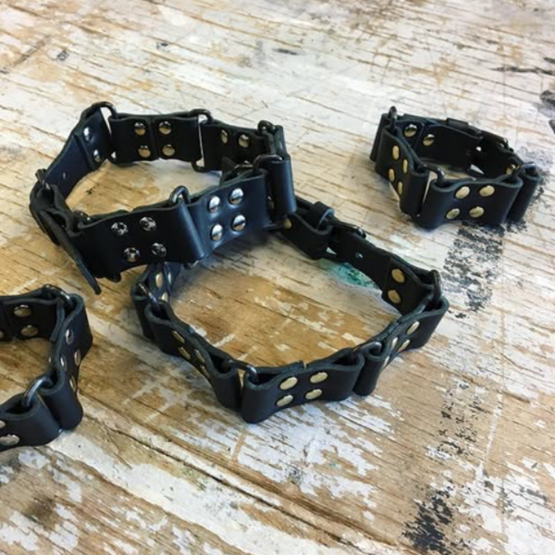 Cuff/Choker LINK HEIJST black