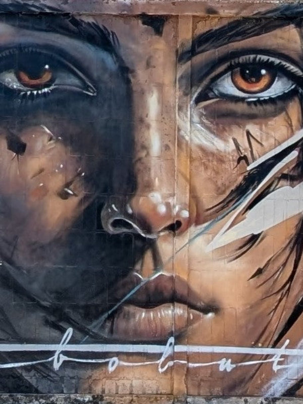 Artprint 'Lady of Valor' Combolution
